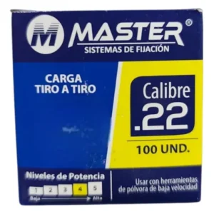 FULMINANTE/SISTEMA DE FIJACION MASTER CALIBRE 22 (NIVEL DE POTENCIA 4)